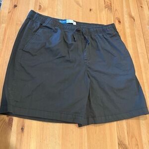 Men's Gray Black Drawstring Shorts